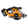 JCB 18V Circular Saw 5.0Ah Lithium-ion battery in 20 Kit Bag with 2pc TCT Saw Blade Set | 21-18CS-5X-PR