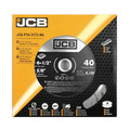 JCB 18V Circular Saw 5.0Ah Lithium-ion battery in 20 Kit Bag with 2pc TCT Saw Blade Set | 21-18CS-5X-PR
