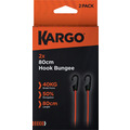 KARGO K-BNG/0.8/2PK Hook Bungees 80cm - 2 Pack