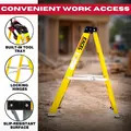 Excel 6414 Electricians Fibreglass Step Ladder 5 Tread 1.2m Heavy Duty