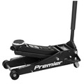 Premier Low Profile Trolley Jack with Rocket Lift 3 Tonne - Black