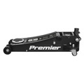 Premier Low Profile Trolley Jack with Rocket Lift 3 Tonne - Black