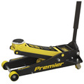 Sealey Premier Low Profile Trolley Jack with Rocket Lift 3 Tonne - Yellow