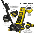 Sealey Premier Low Profile Trolley Jack with Rocket Lift 3 Tonne - Yellow