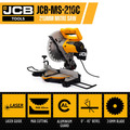 JCB 210mm Compound Mitre Saw Bare Unit | 21-MS-210-C