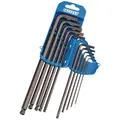 Draper 33719 Extra Long Metric Hex. and Ball End Hex. Key Set (10 Piece)