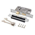 Eclipse 76 mm 3 Lever Mortice Sashlock - Satin Chrome Plate - J73013