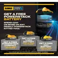 Dewalt DCF850E2T 18V XR Brushless PowerStack Impact Driver Kit with 2x 1.7Ah Powerstack Batteries, C