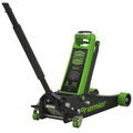 Sealey Premier Low Profile Trolley Jack with Rocket Lift 4 Tonne - Green
