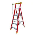 Excel 31133 Electricians Fibreglass Podium Step Ladder 4 Tread 2.04m EN131-7