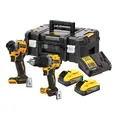 Dewalt DCK2050H2T 18v Powerstak Twin Kit XR Brushless Compact 2 x 5ah Powerstack Batteries