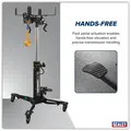 Sealey 500TTJ Telescopic Vertical Transmission Jack 600kg