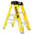 Excel 7403 Electricians Fibreglass Step Ladder 3 Tread 0.72m Heavy Duty