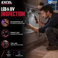 Excel 10949 1500 Lumens LED Rechargeable Inspection Magnetic Light