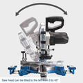Scheppach 2220W Crosscut, Slide, and Mitre Saw with 254mm Blade | HM254SPX