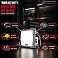 Excel EXL10768 10768 18V 5000 Lumens Pro-Frosted Flood Light Body Only