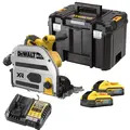 DEWALT Power Tools DCS525H2T Plunge Saw 18V 2 x 5.0Ah POWERSTACK™ Li-ion