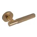 Eclipse 62237x24 Knurled Lever on Rose - Matt Antique Brass - 12 Pairs