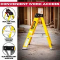 Excel 7403 Electricians Fibreglass Step Ladder 3 Tread 0.72m Heavy Duty