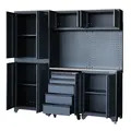 Excel 12097 7-Piece Garage Storage Cabinet System with Worktop