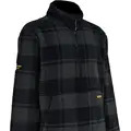 DEWALT DEANSWAY XL Deansway 1/4 Zip Check Printed Sherpa Fleece Extra Large