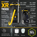 V-TUF XR11000 110V 110L 1600W High Performance Wet & Dry Industrial Vacuum Cleaner - Made from 70% Recycled Plastic