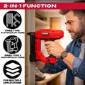 Excel 11061 2-in-1 Electric Stapler Nailer Gun 18G Heavy Duty 240V