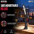 Excel 10950 800 Lumens LED Rechargeable Inspection Magnetic Light
