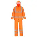 Portwest H448ORRXL Hi-Vis Packaway Rain Suit X Large
