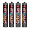 483107x4 Everbuild Sika Stixall Adhesive Black 290 mL - 4 PACK