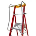 Excel 31133 Electricians Fibreglass Podium Step Ladder 4 Tread 2.04m EN131-7