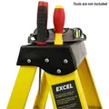 Excel 7403 Electricians Fibreglass Step Ladder 2 Tread 0.76m Heavy Duty