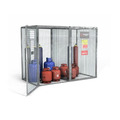 Armorgard GGC66 Gorilla Gas Cage, Double Compartment Modular Bolt-together Gas Cage - 2400 x 1275 x 1830 mm