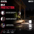 Excel EXL10767 10767 18V/240V 10000 Lumens Hybrid Pro-Frosted Work Light