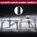 Excel 31575 Portable Steel Welding Table & Workbench with Adjustable Height