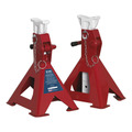 Sealey AAS3000 Auto Rise Ratchet Axle Stands (Pair) 3 Tonne Capacity per Stand