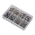 Sealey AB043SE Stainless Steel O-Clip Single Ear Assortment 160pc
