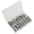 Sealey AB0710SS Stainless Steel Hex Socket Bolt, Washer & Nut Assortment 710pcs