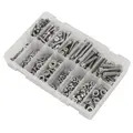 Sealey AB0710SS Stainless Steel Hex Socket Bolt, Washer & Nut Assortment 710pcs
