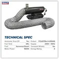 Sealey ABI1700COMBO Space Warmer&reg; Indirect Kerosene/Diesel Heater 170,000Btu/hr with 5M Ducting