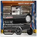 Sealey ABI600 Space Warmer&reg; Indirect Kerosene/Diesel Heater with Wheels 68,000Btu/hr