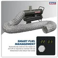 Sealey ABI600COMBO Space Warmer® Indirect Kerosene/Diesel Heater 68,000Btu/hr with 5M Ducting