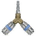 Sealey AC87 PCL Twin Coupling Y-Adaptor