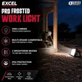Excel EXL10768 10768 18V 5000 Lumens Pro-Frosted Flood Light Body Only