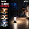 Excel 10729 18V/240V 9600 Lumens Hybrid 360° Site Light
