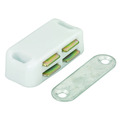 Eclipse 45 mm Magnetic Catch - White - Pack of 4 - J95080
