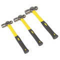 Sealey AK2031 Premier Ball Pein Hammer Set with Fibreglass Shafts 3pc