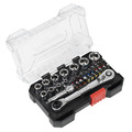 Sealey AK2111 Premier Socket & Colour-Coded Bit Set 1/4