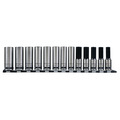 Sealey AK2745B Premier Black Deep Lock-On&trade; Socket Set 1/2