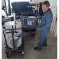 Air Operated Oil Dispensing System with 10m Retractable Hose Reel